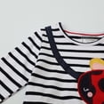 thumbnail image 5 of HILEELANG little Girls Long sleeved Dresses Christmas Casual Winter Cotton Casual Cute Party Cartoon Animal Ladybug Pattern Dress 6Y, 5 of 5