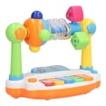 thumbnail image 2 of Piano para educación temprana y aprendizaje para niños mayores de 3 años, rompecabezas giratorio, piano musical, caja de colores., 2 of 14