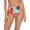 Blue Floral, variant on RELLECIGA Women's High Cut High Waisted Bikini Bottom