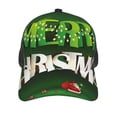 thumbnail image 2 of Picia Merry Christmas Pattern Trucker Hat,Baseball Cap,Sun Protection Cap,Stylish Headwear,Leisure Cap,Outdoor Sports Cap, 2 of 7