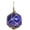 Blue / Brown, variant on Hampton Nautical Orange Japanese Glass Ball Fishing Float with Brown Netting Decoration 2"