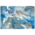 thumbnail image 3 of Empire Art Direct Subtle Blues II Frameless Free Floating Tempered Glass Panel Graphic Wall Art, 32" x 48" x 0.2", Ready to Hang, 3 of 9