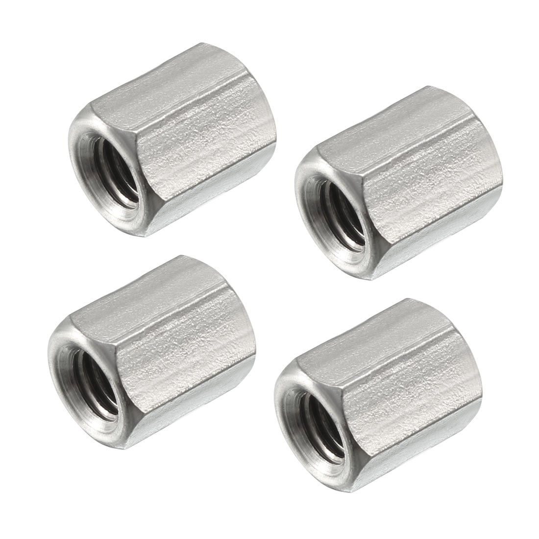 M5 X 0.8Pitch 10mm Length 304 Stainless Steel Metric Hex Coupling Nut