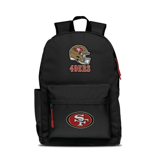 MOJO Black San Francisco 49ers Two Logo Campus Backpack