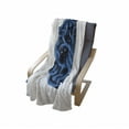 thumbnail image 4 of Celtic Tree Soft Flannel Fleece Blanket, Modern Composition of Classic Ireland Digital Drawing in Blue Shades, Cozy Plush for Indoor and Outdoor Use, 50" x 60", Night Blue and Indigo, by Ambesonne, 4 of 6