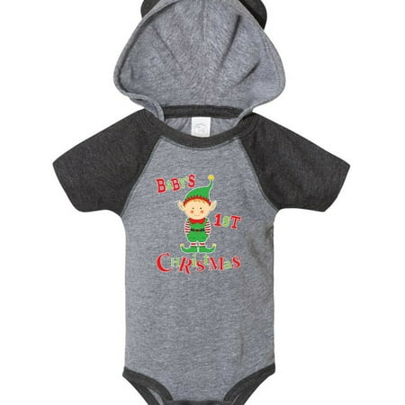 

Inktastic Babys First Christmas Elf Outfit Gift Baby Boy or Baby Girl Bodysuit