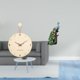 thumbnail image 2 of Reloj de pared,Reloj de pared decorativo para sala de estar,silencioso,Figura de escritorio,Estante de estatua de pavo real para escritorio,decoración del hogar,Figura decorativa creativa para, 2 of 8