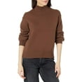 thumbnail image 1 of walmart Essentials Womens Plus Organic Cotton Funnel-Neck SweaterPlus Organic Cotton Funnel-Neck Sweater, 1 of 8