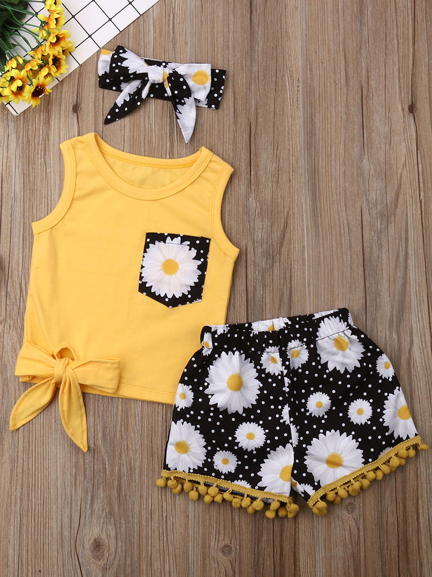baby girl shorts and shirt set