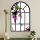 thumbnail image 4 of Espejo de arco de ventana rústico simple de acrílico, espejo decorativo para sala de estar B, 4 of 7