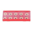 thumbnail image 3 of Insertos de fresado, 10 piezas de insertos de torneado de carburo, insertos de fresadora CNC, insertos de torneado de carburo, durabilidad extendida, 3 of 8