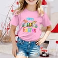 thumbnail image 2 of MIASHUI Tee-Shirt à Manches Courtes pour Filles, Col Rond, Décontracté, Rose, 4-5 Ans, 2 of 4