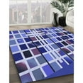 thumbnail image 2 of Ahgly Company Indoor Rectangle Patterned Jeans Blue Area Rugs, 5' x 8', 2 of 6
