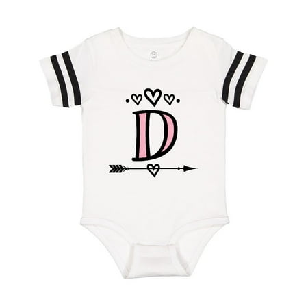 

Inktastic Letter D Monogram Tribal Arrow Gift Baby Girl Bodysuit