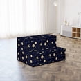 thumbnail image 4 of Night Sky Foldable Mattress, Cosmic Sky Constellation, 74.8" x 35.4", Indigo Brown, by Ambesonne, 4 of 6