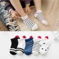 thumbnail image 4 of 5 pair 1 to 12 Yrs Cotton Children's Socks Stereo Animals Summer Thin Kids' Mesh Socks Cute Girls Boys 100% cotton Socks, 4 of 6