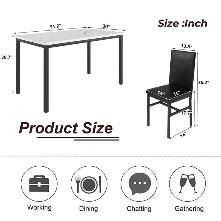 Seating Capacity Restaurant Table And Chair Standard Size B1470