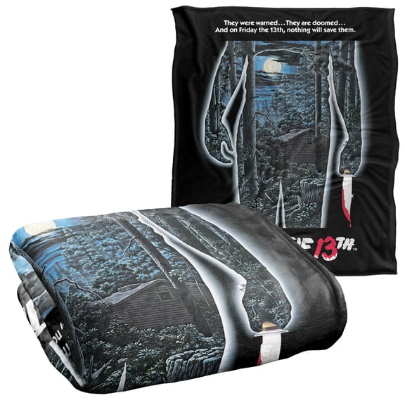 Friday The 13th Blanket, 50'x60', Poster, Silky Touch Super Soft Throw Blanket