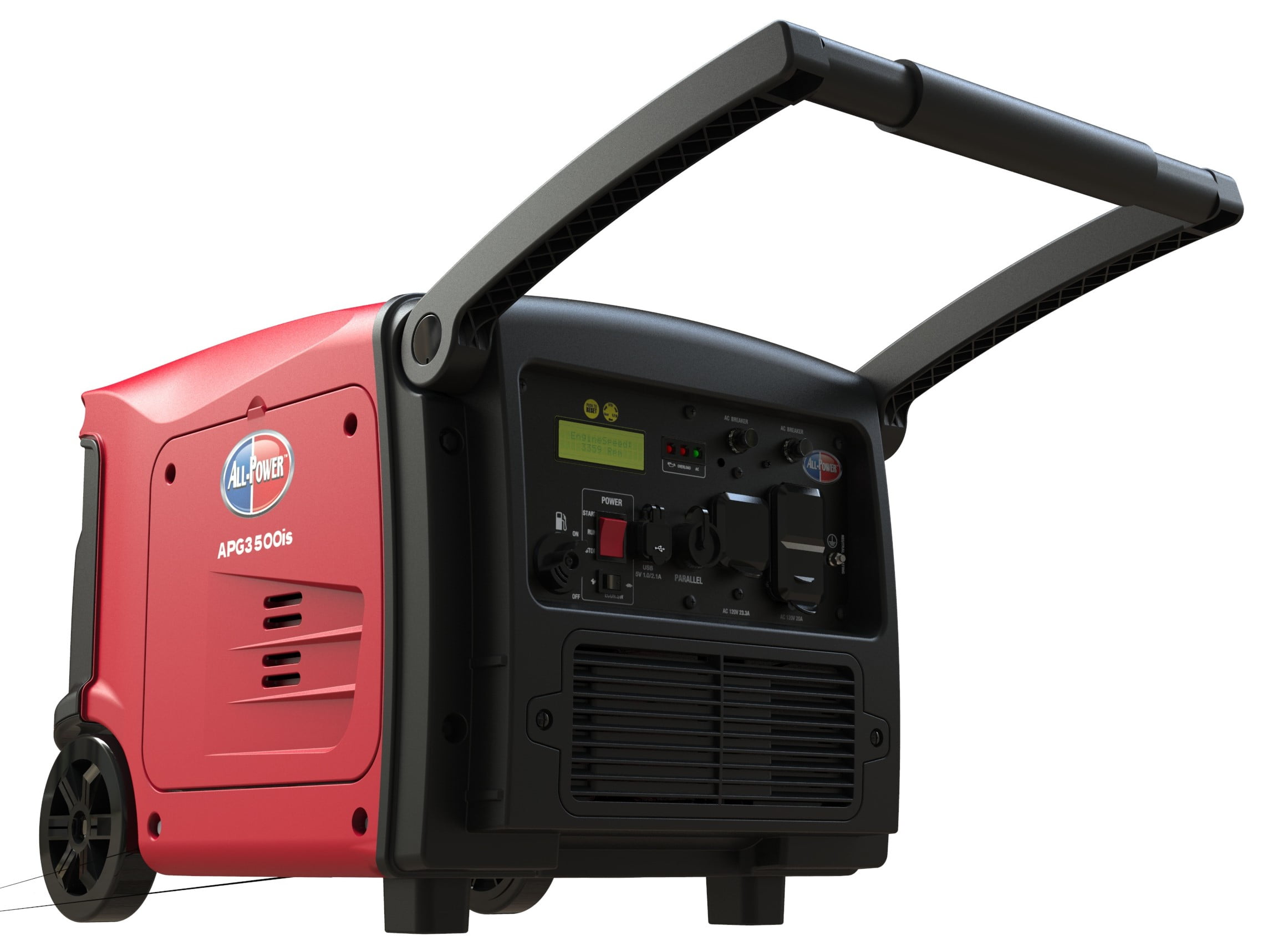 All Power 3500 Watt Portable Inverter Generator w/ Electric Start