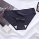 thumbnail image 3 of Gibobby Calzoncillos para mujer Logo de personalizado, Tangas a rayas de cintura , Bikini , tangas personalizadas, ropa interior de mujer, bragas, Tanga de algodón(Azul oscuro,G), 3 of 4