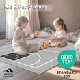 thumbnail image 4 of ODIKA 6'x9' Machine Washable Non-Slip Area Rug, Basketball Court Gray Floor Black Key Lines High Traffic Rug, Gray, 841054, 4 of 7