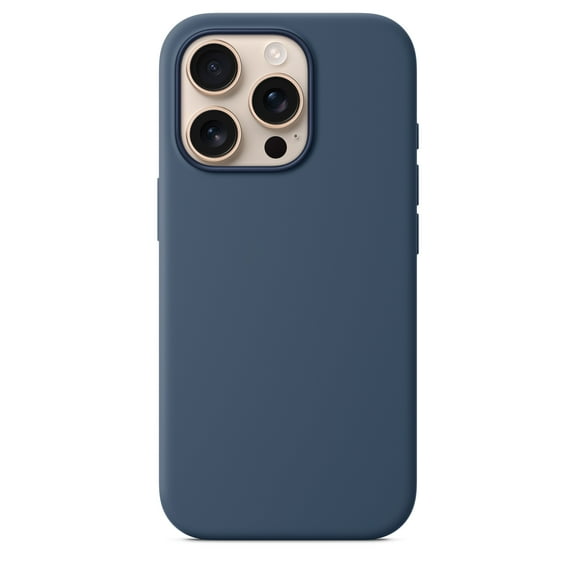 iPhone 16 Pro Silicone Phone case with MagSafe Soft and sticky feel 6.3"in-Denim