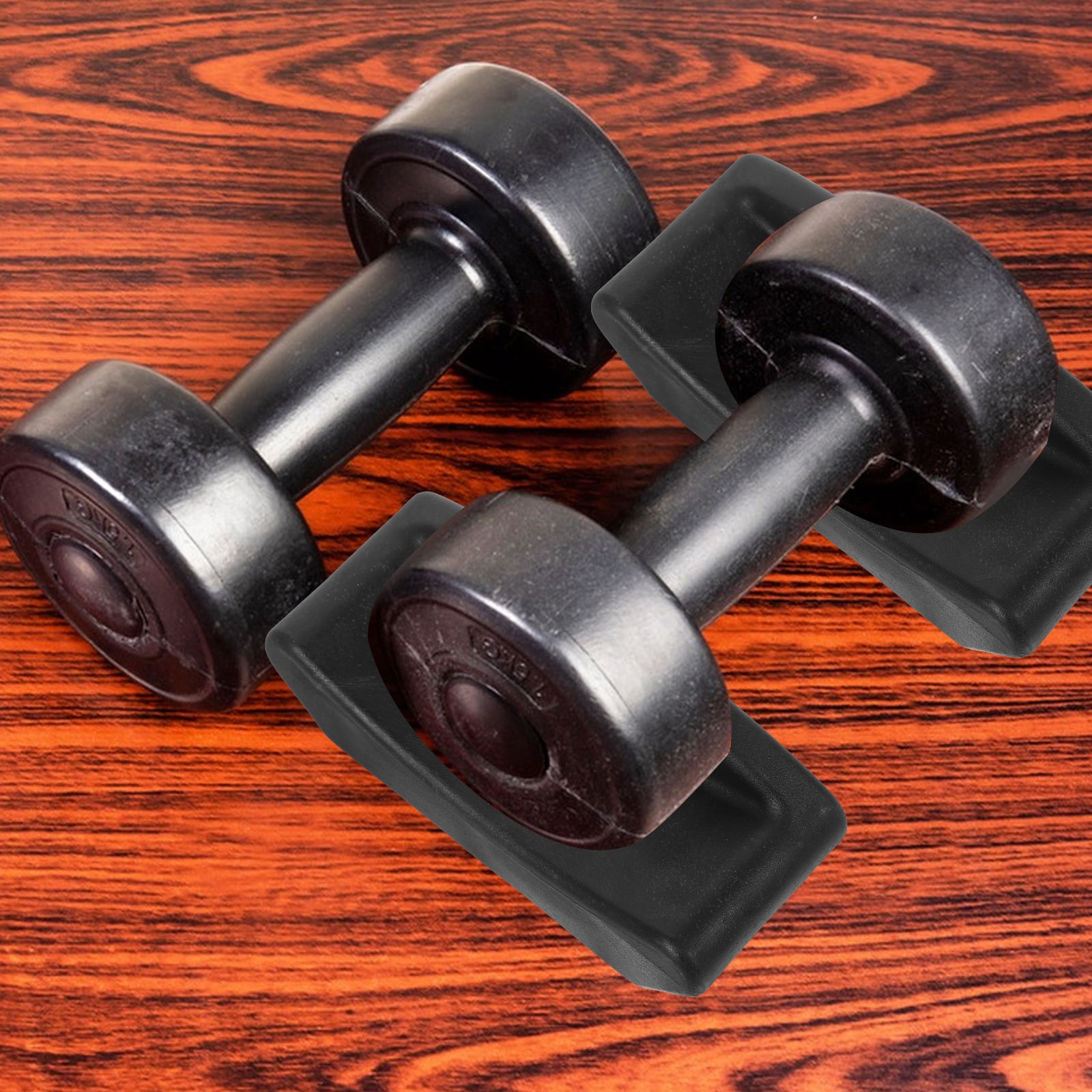 TOYMYTOY Dumbbell Bracket Black PP for Storage Prevent Rolling and Floor Protection 16Pcs