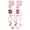 P, variant on Glass&Bottle Upgrade Kit for Cups Embroidery Patch Straw Covers Charm Necklace Chain Leak Guard Accessories Set for Glass & Bottle Drinkware, 0.4 inch, P