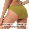 thumbnail image 4 of Duoif Swim Shorts Women, Women's Menstrual Physiological Swimming Leak Proof 4 Layer Menstrual Bikini Swim Bottoms Underwear Swimsuit Bottoms for Women Green L, 4 of 6