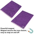 thumbnail image 6 of Allytech iPad 10.2" 8th 7th Generation Case, iPad Air 3 Case 10.5", iPad Pro 10.5" Case, PU Leather Butterfly Flower Embossed Stand Auto Sleep Wake Case Cover for Apple iPad 10.2" 2020/2019, Purple, 6 of 6