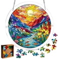 thumbnail image 2 of Outdor Acrylic Puzzles Window Hanging 7.4 Inch Acrylic Puzzles Garden For Mom Birthday Home, 2 of 6