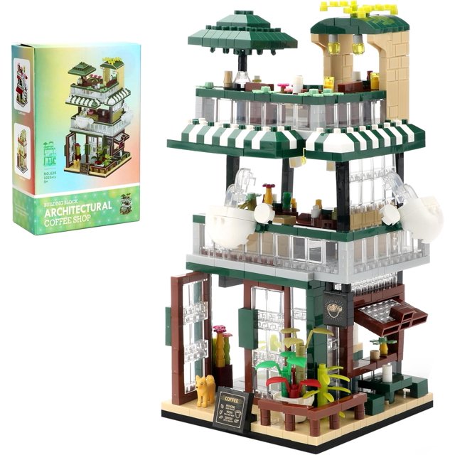 7080PCS Arquitectura Cherry Blossom Villa Tree House Micro Mini Ladrillos Juego de bloques de construcción, Ideas Creativas Modelos Coleccionables Regalos para Adolescentes Adultos y Niñas
