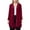 Red, variant on Tosmy Women's Cardigans Women Solid Ultra Thin Transparent Mesh Cardigan 3/4 Sleeve Mid Length Shawl Coat Womens Tops