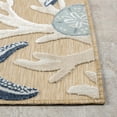 thumbnail image 5 of Ox Bay Elise 7'9" x 9'9" Beige Sea Shells and Coral Performance Indoor/Outdoor Area Rug, 5 of 9