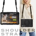 thumbnail image 7 of Case for Samsung Galaxy Tab S10 Ultra 2024/ S9 Ultra/ S8 Ultra 14.6 inch, 360 Rotating Stand Handle Pencil Holder Shoulder Strap Heavy Duty Shockproof Cover, Black, 7 of 7