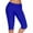 Blue, variant on Women'S Cropped Leggings Sports Yoga Pants Running Fitness Yoga Leggings Slim-Leg All-Match Bottoms Blue XL