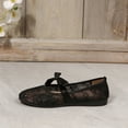 thumbnail image 5 of HXWCHs Breathable Lace Flat Shoes for Women Soft Sole On Comfortable Casual Loafers Lightweight Walking Footwear 8.5 Black, 5 of 8