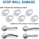 thumbnail image 4 of Parachoques de manija de puerta, protectores de pared de tope de puerta de silicona de PVC de 6 piezas kaili Sencillez, 4 of 5