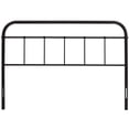 thumbnail image 4 of Modern Contemporary Urban Design Bedroom King Size Headboard, Metal Steel, Brown, 4 of 4