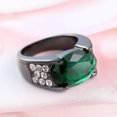 thumbnail image 2 of K-KED Women Fashion Cubic Zircon Wedding Delicate Jewelry Black Filled Ring Sz 6-10-7, 2 of 6