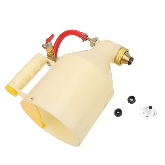 Pistola pulverizadora de aire con tolva de plástico ajustable de 3 l y 1/4 pulg., herramienta de construcción para pintar paredes