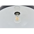 thumbnail image 6 of Living District Forte 1-Light Mid-Century Metal Pendant in Black Finish, 6 of 7