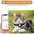 thumbnail image 2 of Airtag Cat Collar with Bell, Reflective Nylon Kitten Collar  (without tracker) Holder and Breakaway Safety Buckle for Puppy Girl Boy Cats, 3/8" in Width and Lightweight 1 / 2Pack, 2 of 7