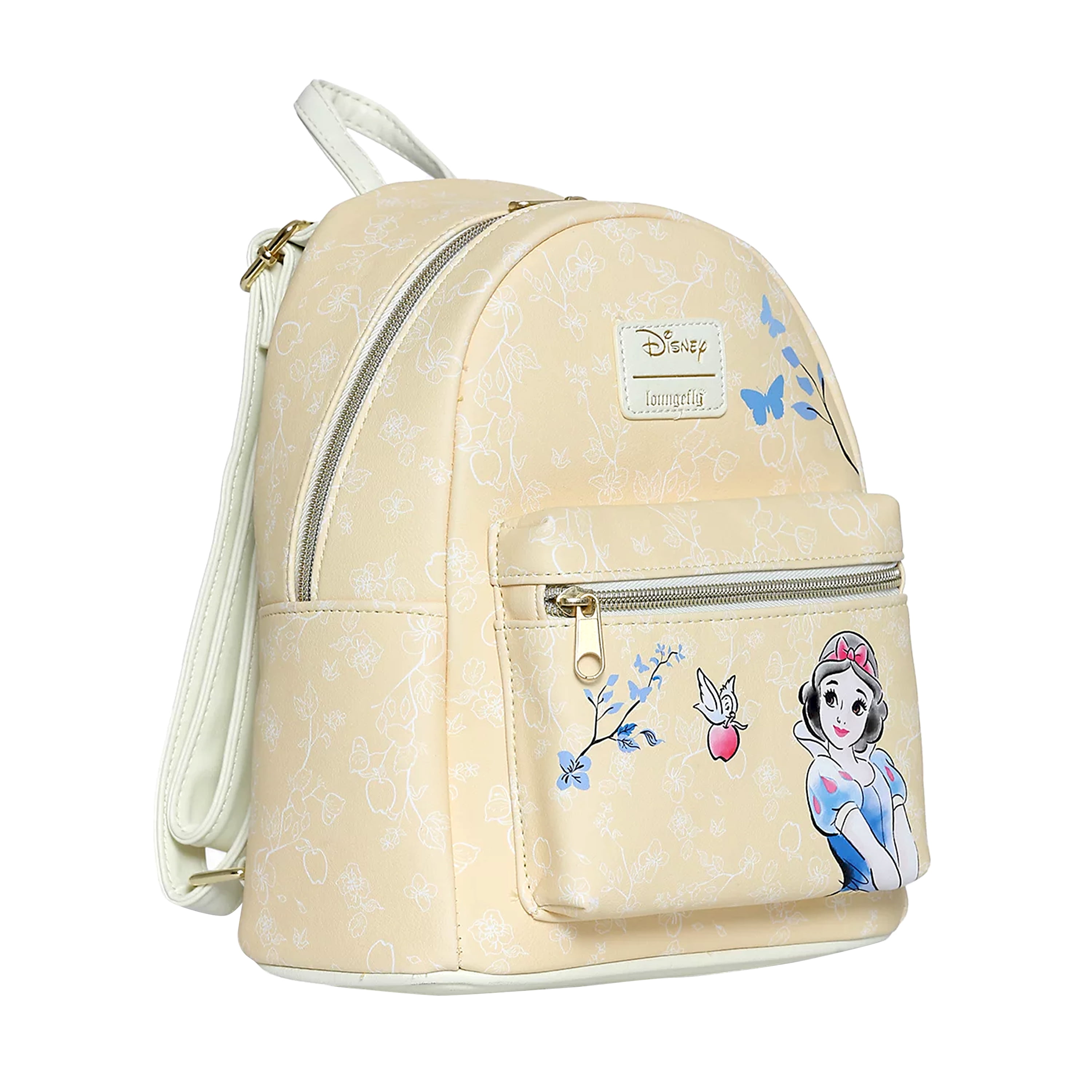 Loungefly Disney Princess Snow White Sketch Mini Backpack Bag Faux Leather  Vegan
