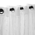 thumbnail image 2 of Delicate Flower 2 Panels Sheer Curtains (52X96), White, 2 of 4
