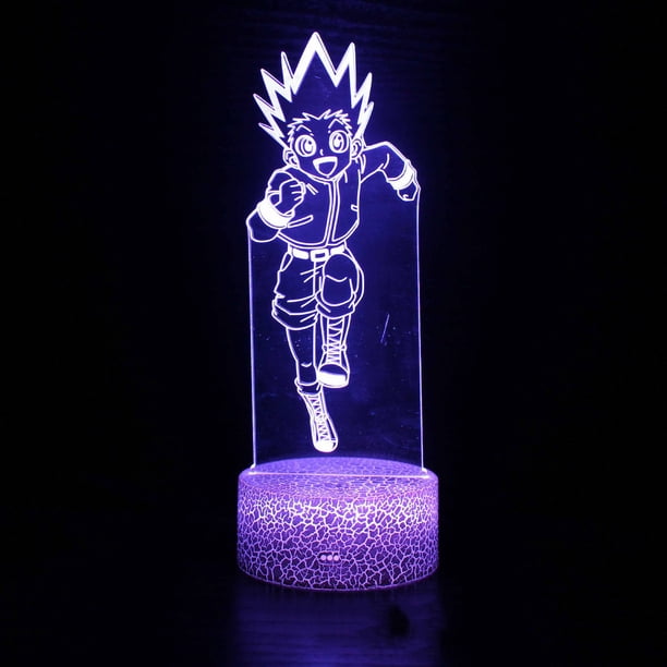 Luz nocturna LED 3D Illusion Hunter x Hunter Gon Freecss