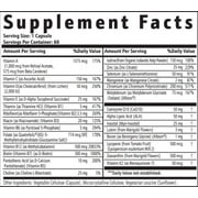 Just One Daily Methylated Multivitamin for Men & Women–60 Caps Adults MTHFR Support, Iron-Free, Natural, USA Made