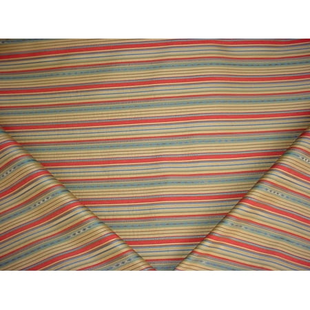 23h10 Jewel Toned Carnelian Gold Sappire Faux Silk Stripe