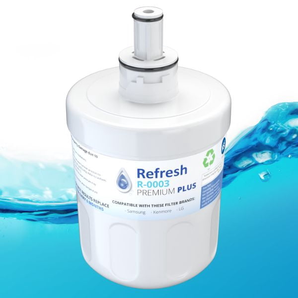 Refresh NS-53 Premium Plus R-0003 Replacement for Samsung Aqua-Pure Plus DA29-00003G Refrigerator Water Filter, 2-Pack