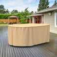 thumbnail image 3 of Budge Industries StormBlock™ Savanna Oval Patio Table Cover - 60L x 42W x 28H in., 3 of 9